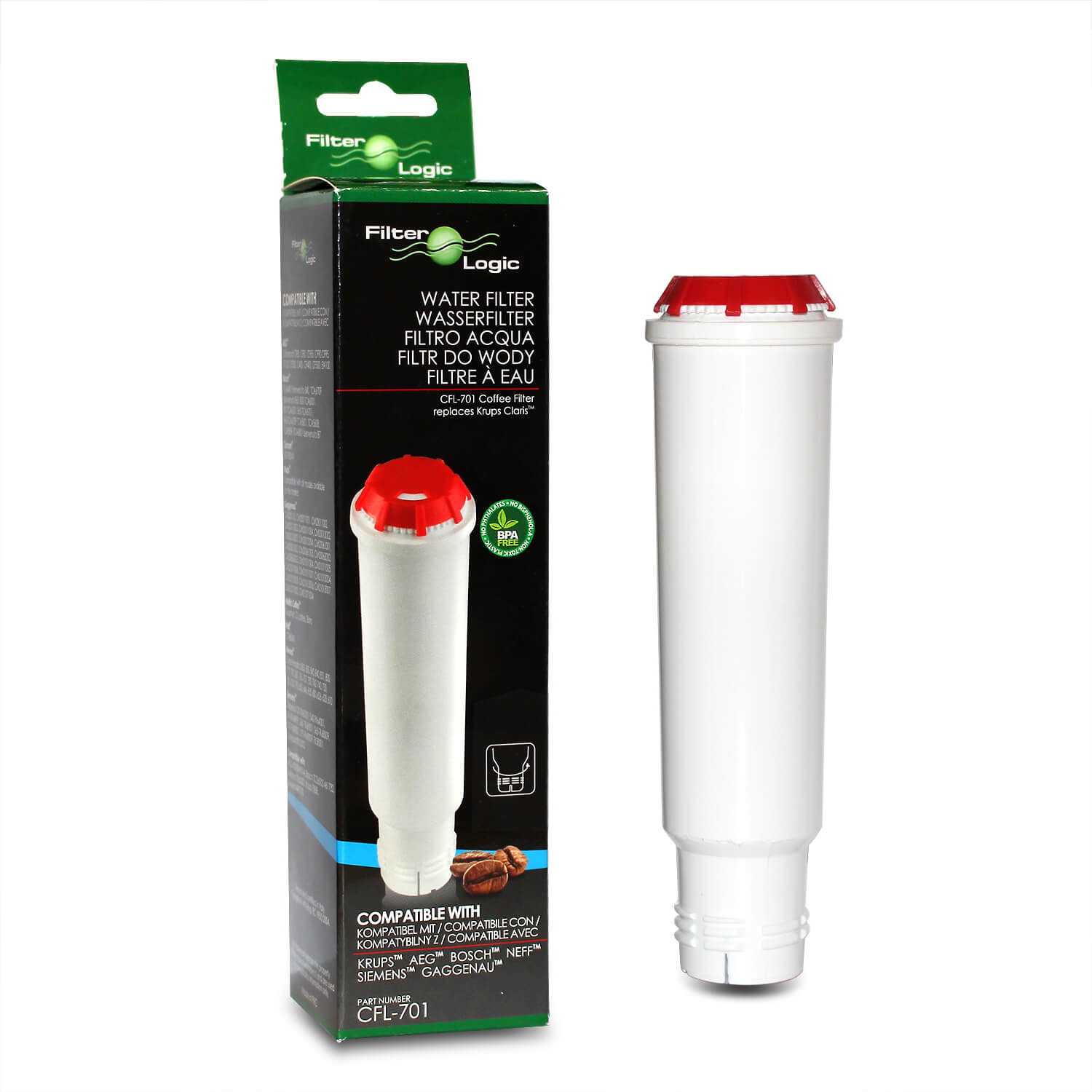 FilterLogic CFL-701 compatible avec Claris / Krups 088 (AEG AEL01)