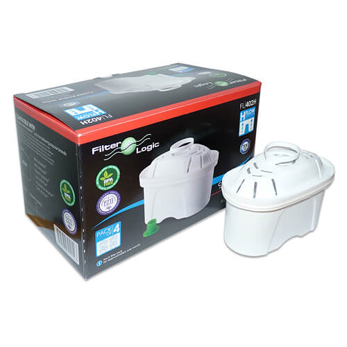FilterLogic FL402 Compatible with Brita Maxtra(4 Pack)